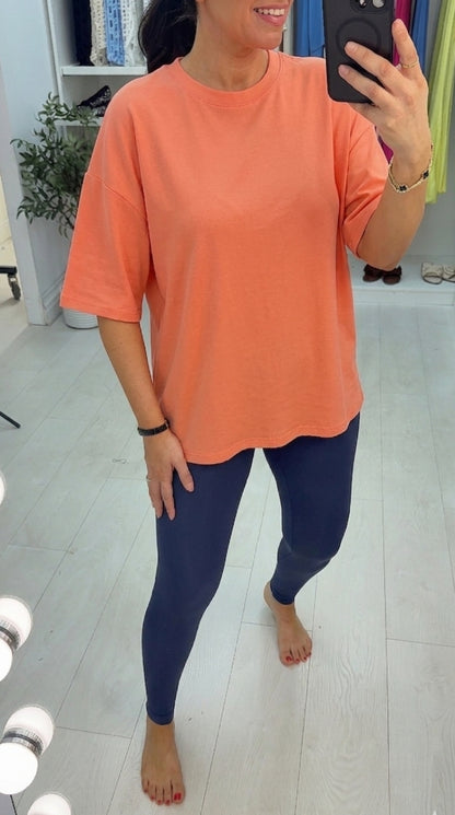 Lena Plain Loose Fit T-Shirt