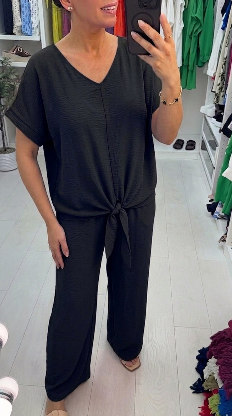 Dimelo Tie Front Co-ord Set