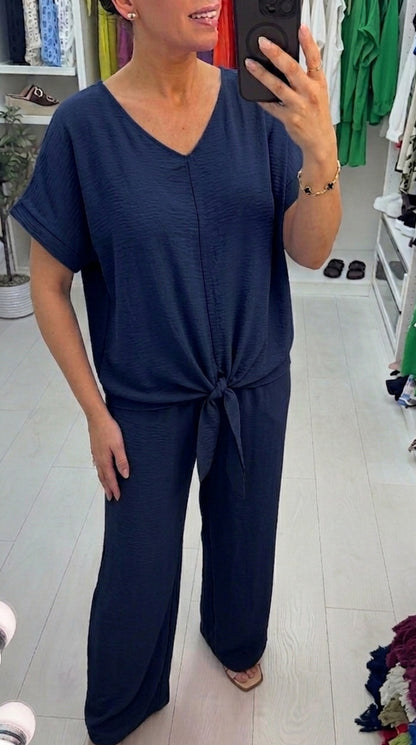 Dimelo Tie Front Co-ord Set