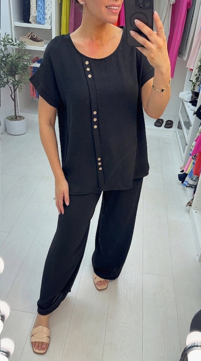 Lumina Button Detail Co-ord Set
