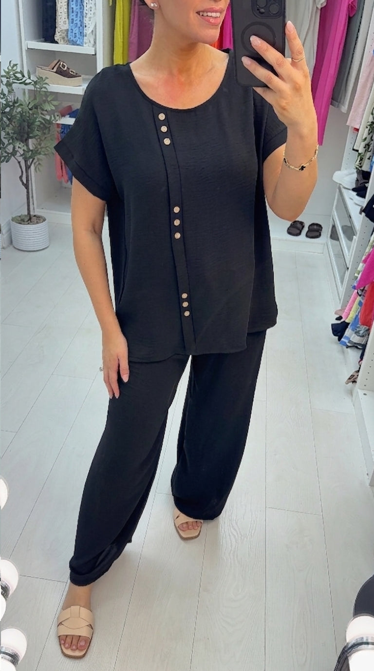 Lumina Button Detail Co-ord Set