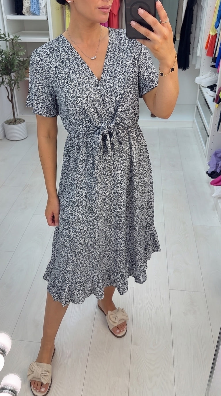 Idaho Ditsy Floral Frill Hem Dress