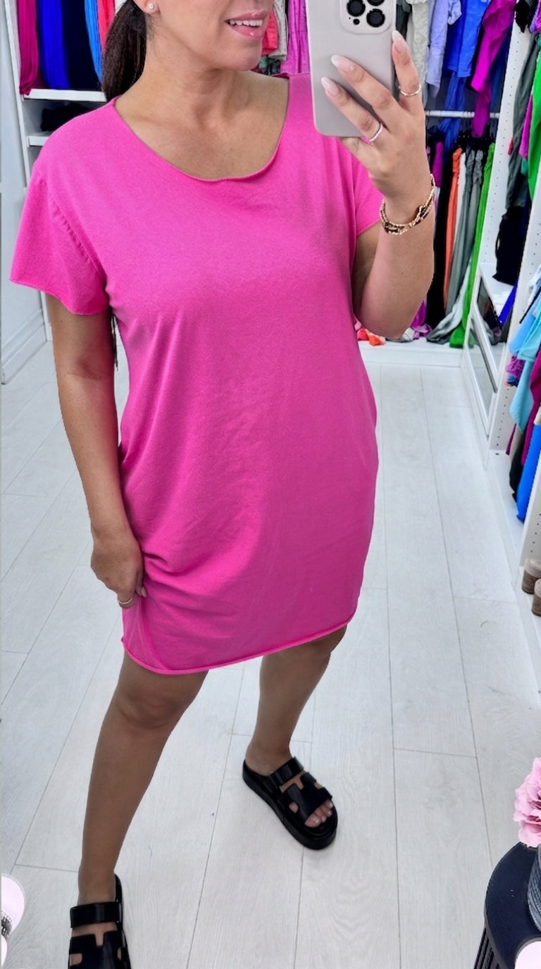 Carmen Plain Loose Fit Pocket Dress