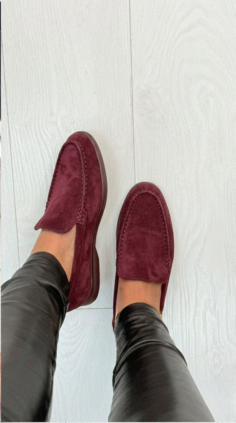 Suzie Faux Suede Loafers