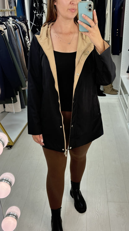 Vivia Plain Reversible Rain Coat
