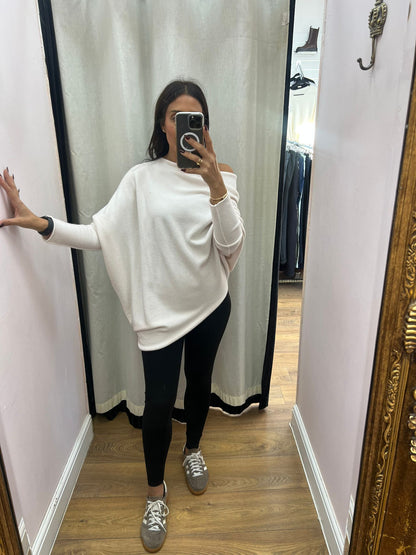 Nita Plain Asymmetric Jumper