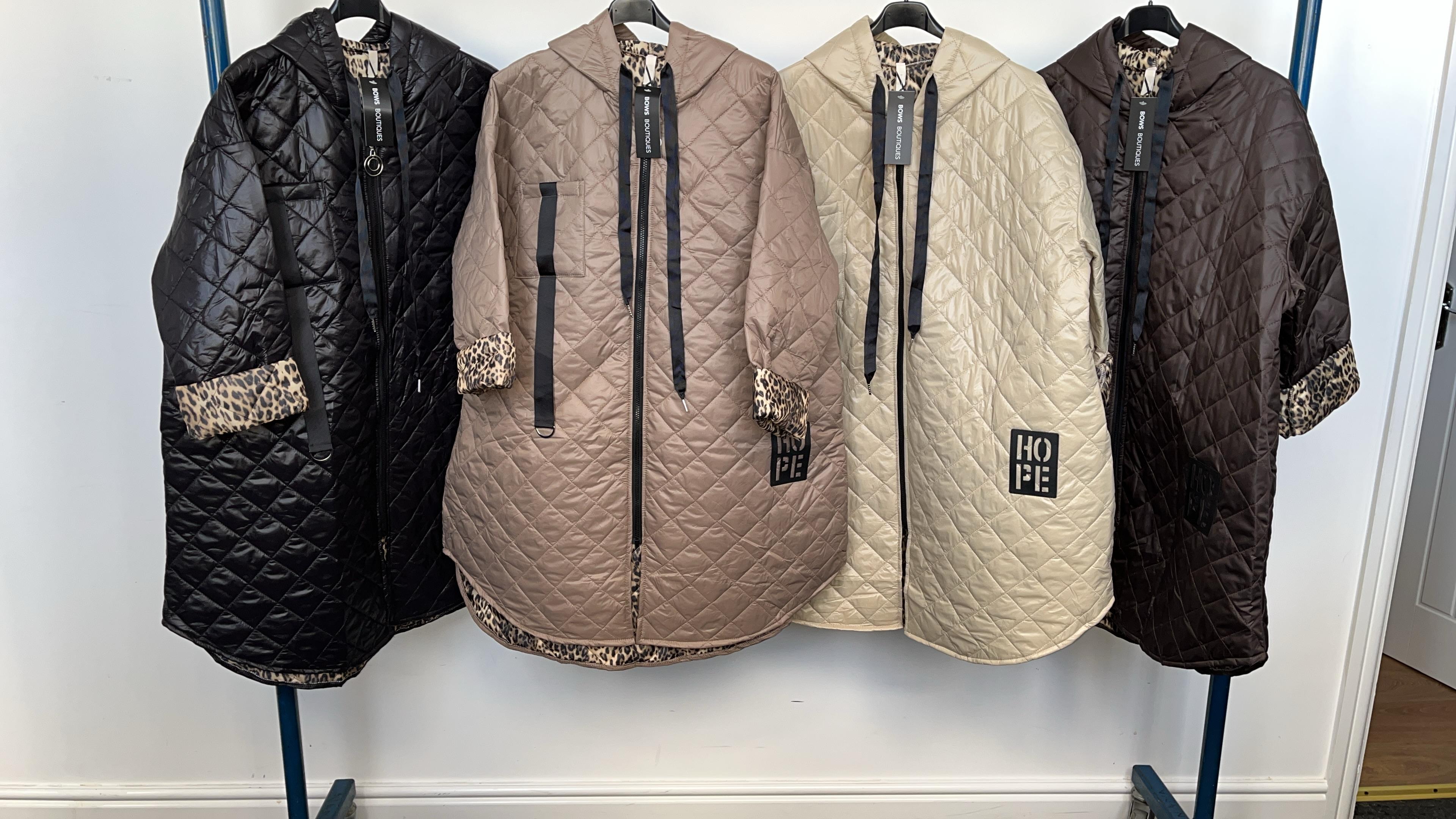 Trace Lightweight Hooded Oversized Quilted Jacket