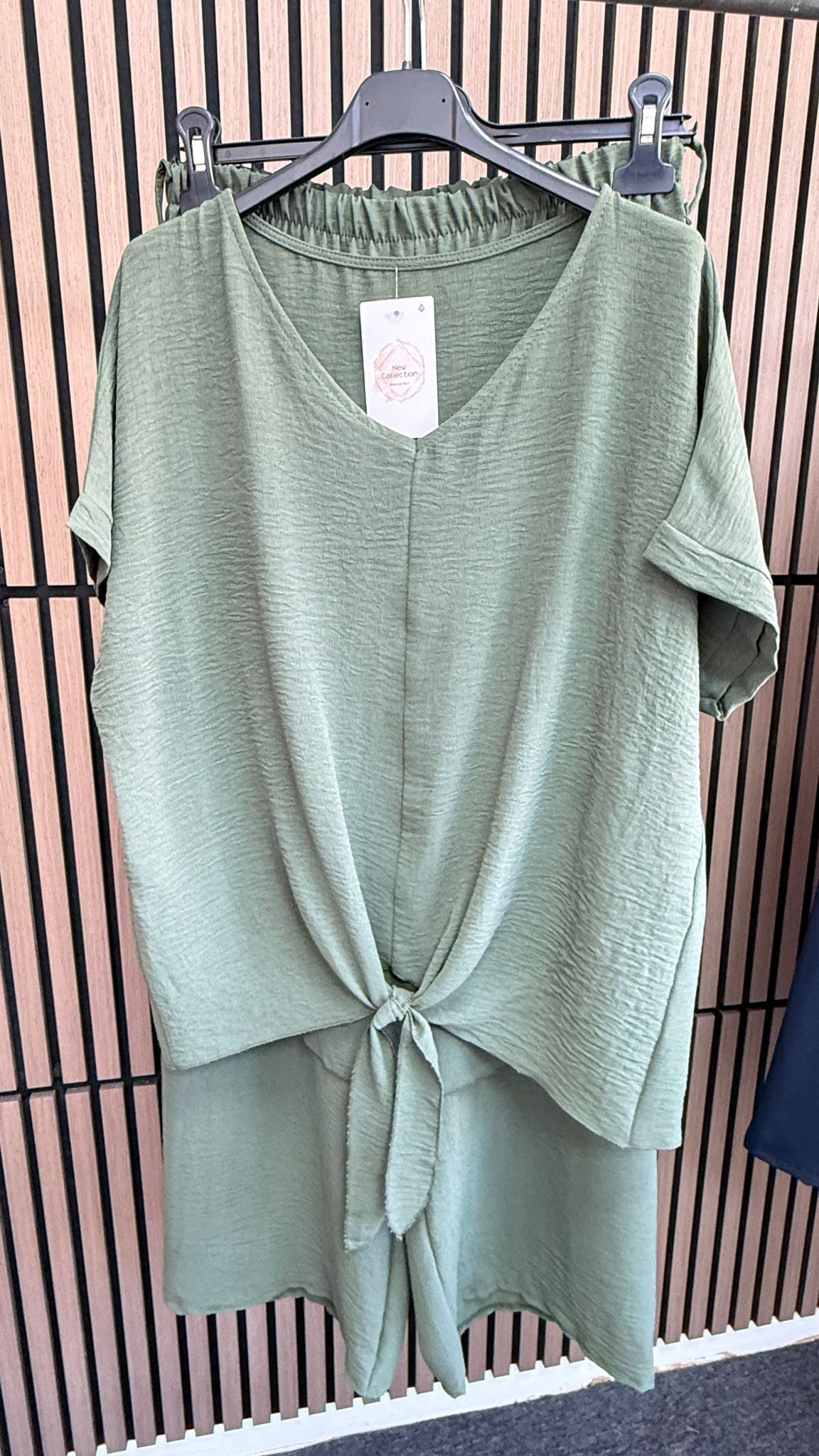 Dimelo Tie Front Co-ord Set