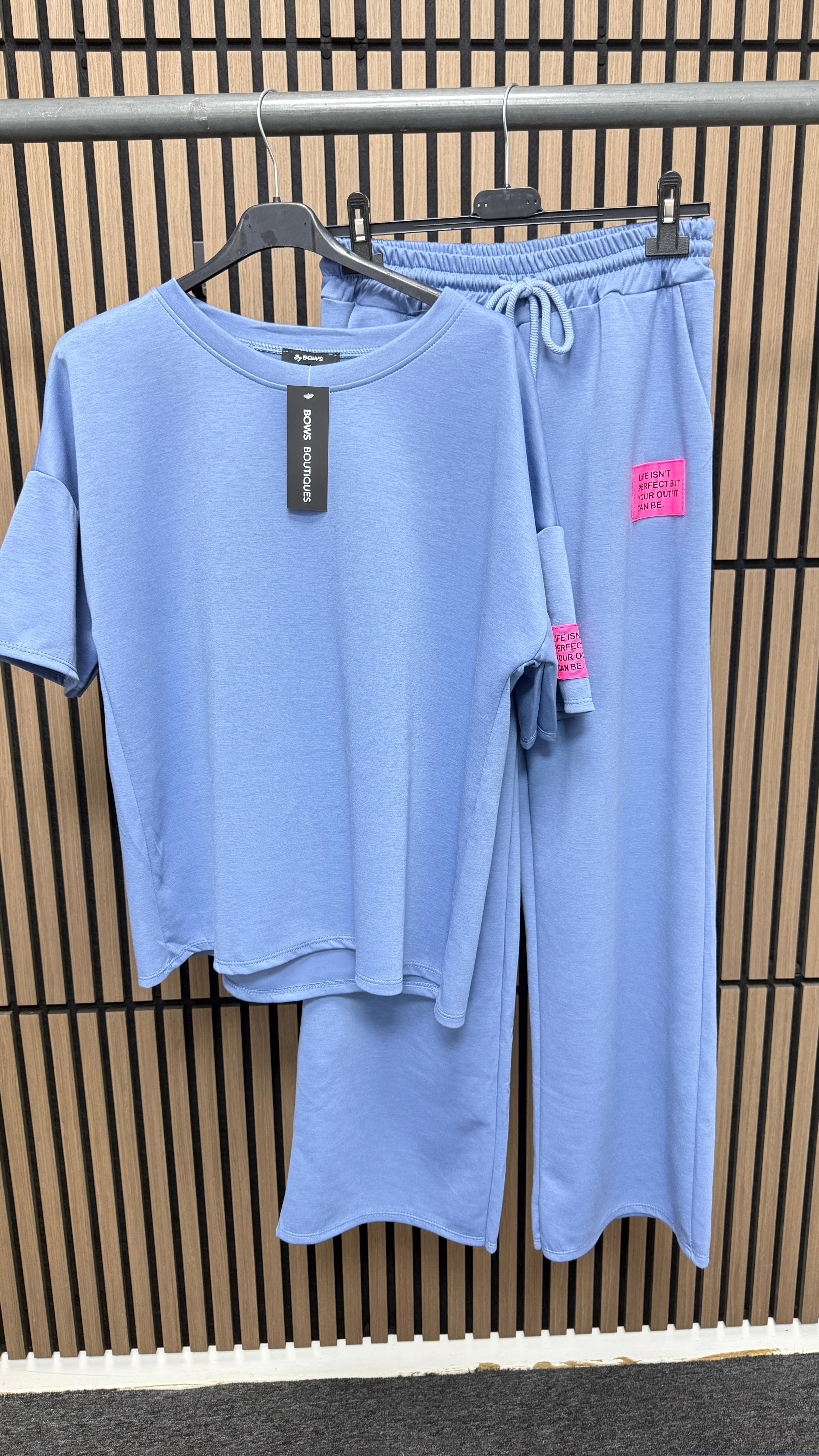 Maggie Plain 'Life Isn't Perfect' Slogan Co-Ord Set