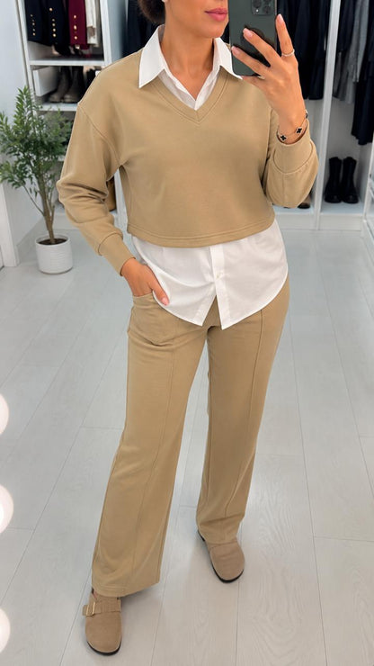 Fabia 2 In 1 Shirt Jumper Loungewear Set