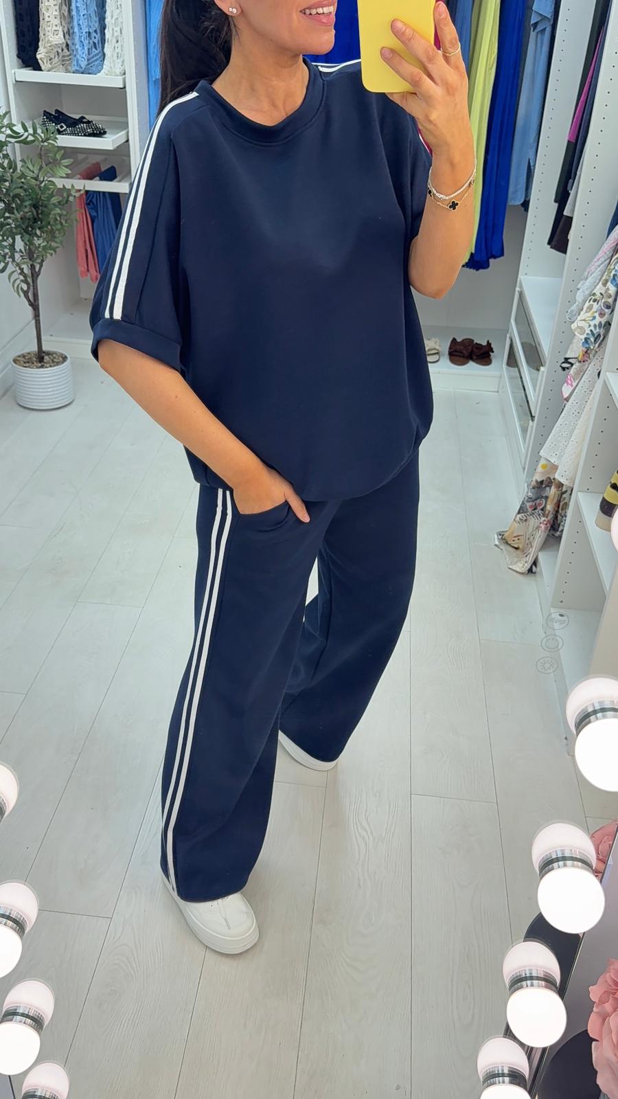 Lucy Loose Fit Side Stripe Detailed Loungewear Set