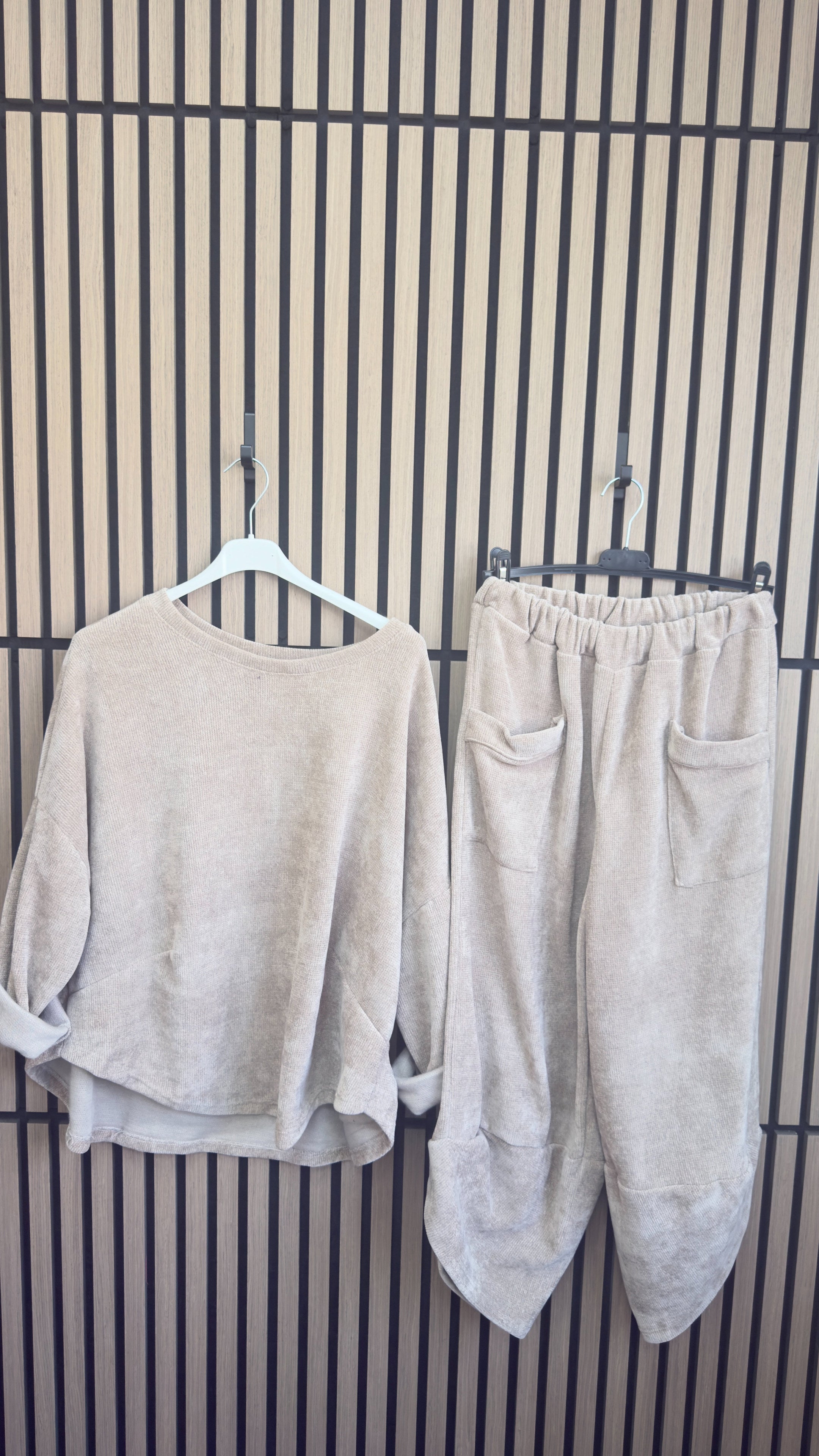 Jordaine Corduroy Carrot Leg Lounge Set