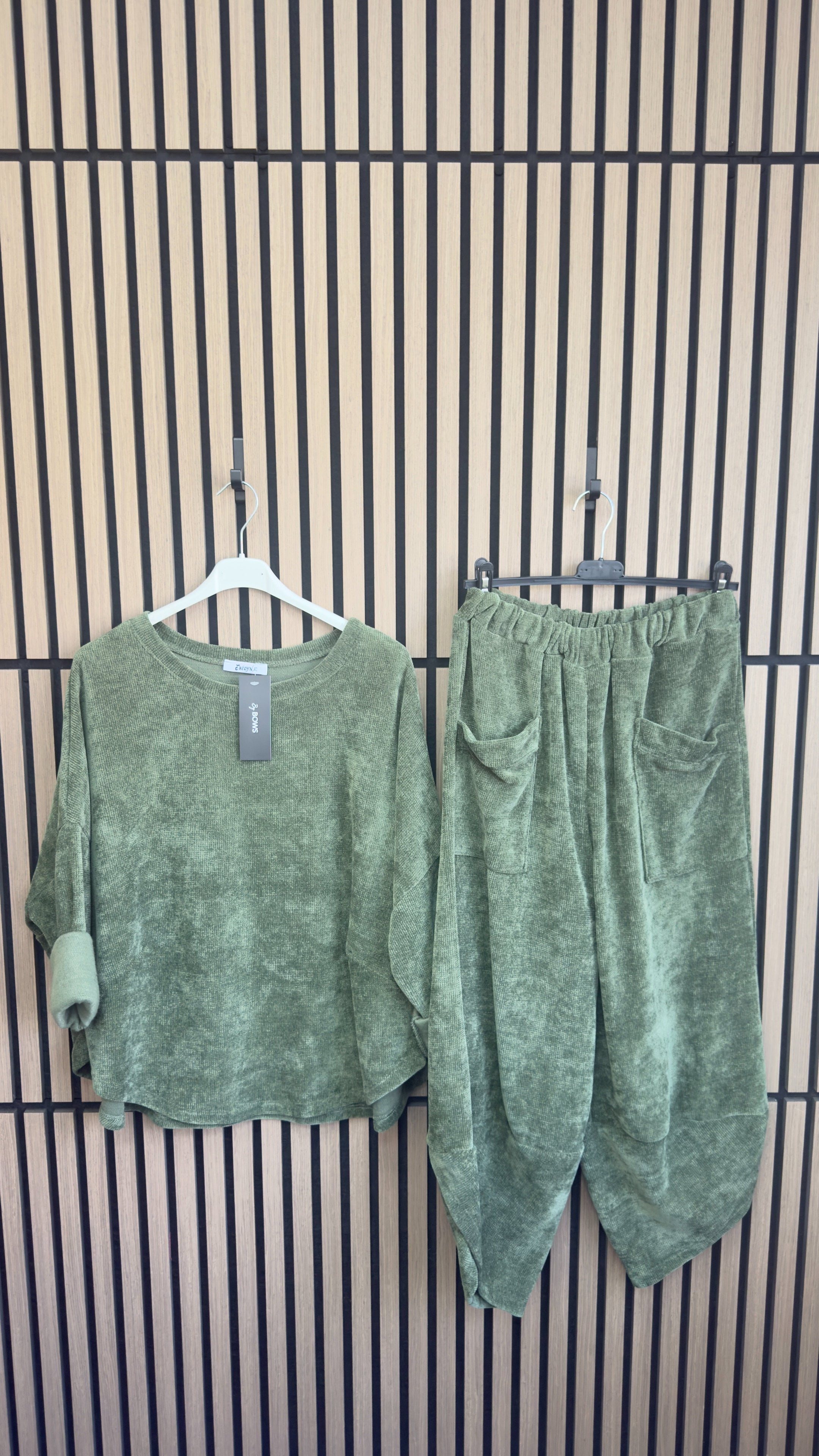 Jordaine Corduroy Carrot Leg Lounge Set