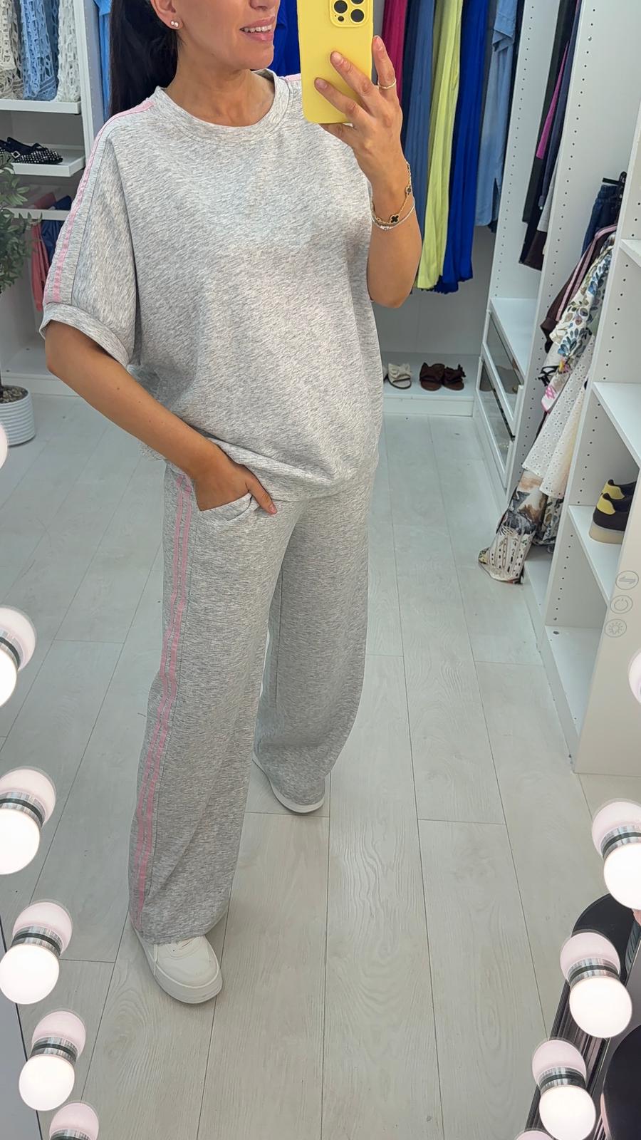Lucy Loose Fit Side Stripe Detailed Loungewear Set
