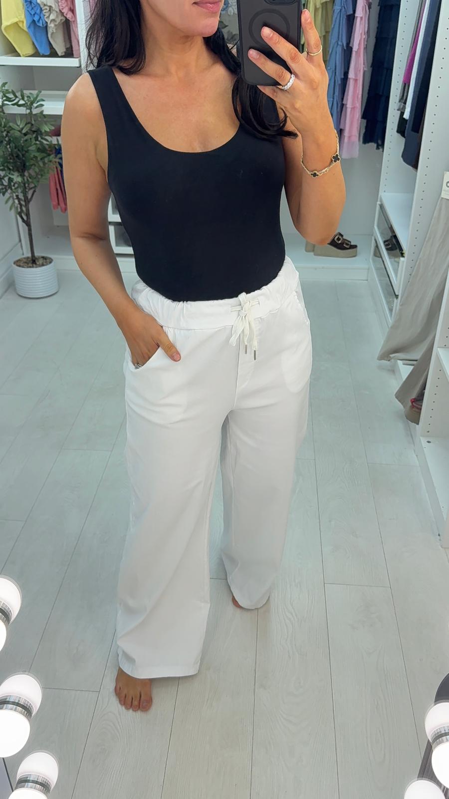 Alice Plain Wide Leg Magic Trousers