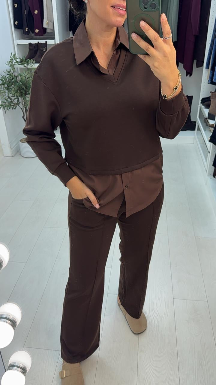 Fabia 2 In 1 Shirt Jumper Loungewear Set