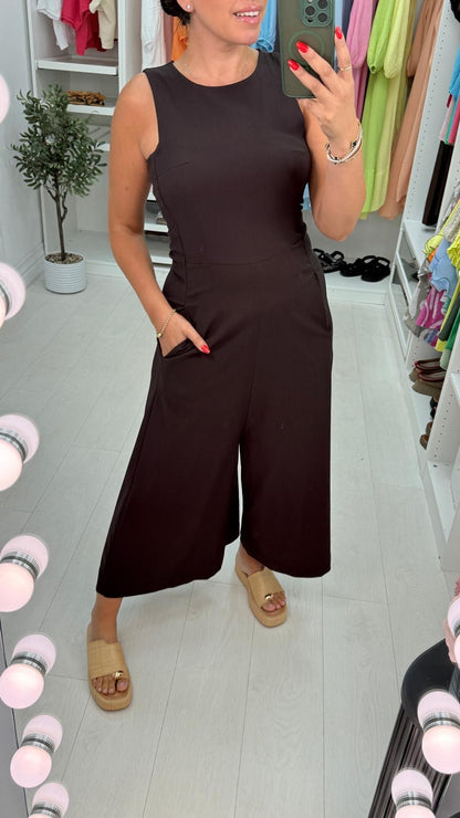 Cameron Plain Wide Leg Jumpsuit