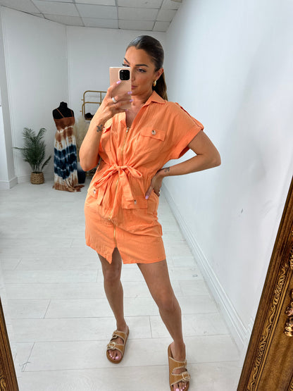 Nanita Zip Front Cargo Tunic