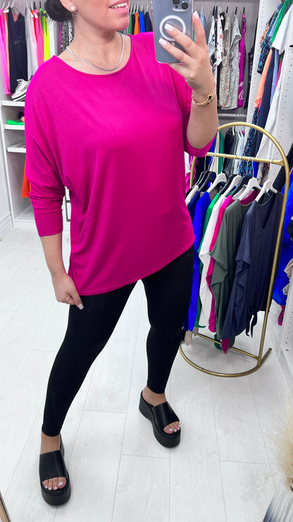 Josephine Jersey Stretch Batwing Top