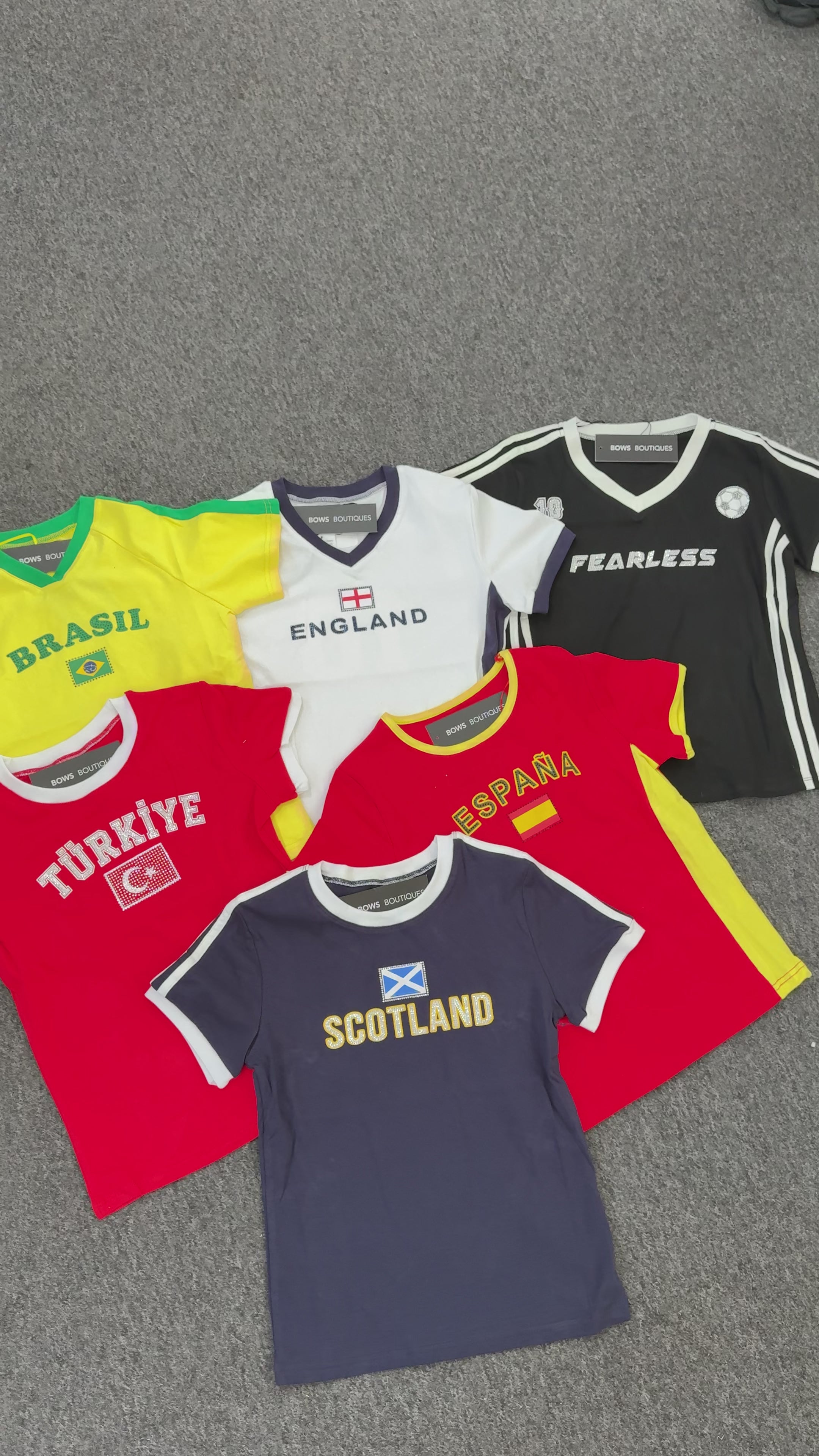 World Cup Embellished Football T-Shirts