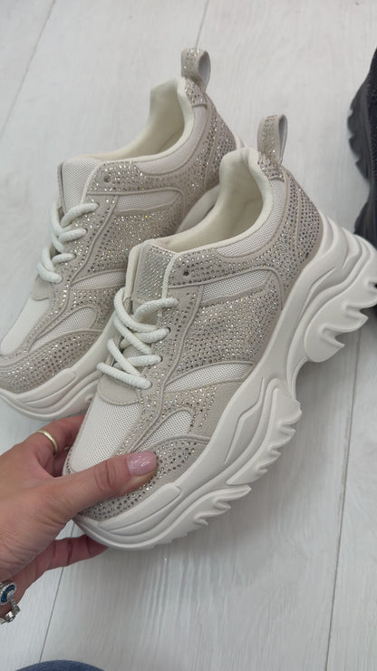 Camilo Diamante Detailed Chunky Platform Trainers