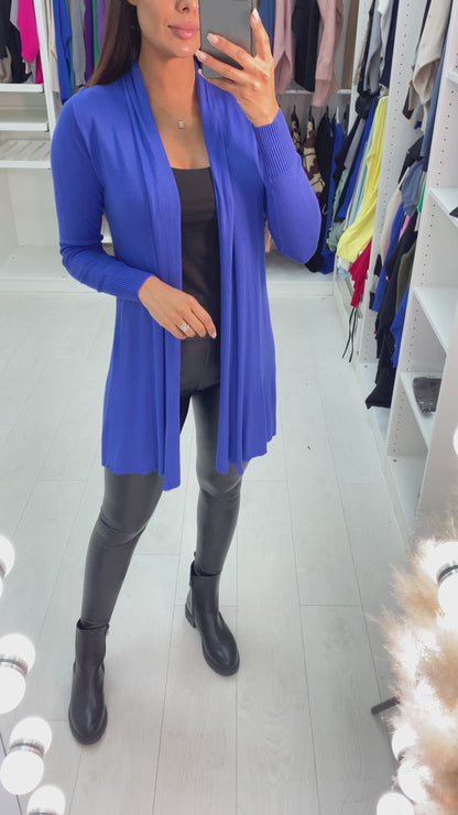 Rosa Lightweight Drape Open Front Cardigan