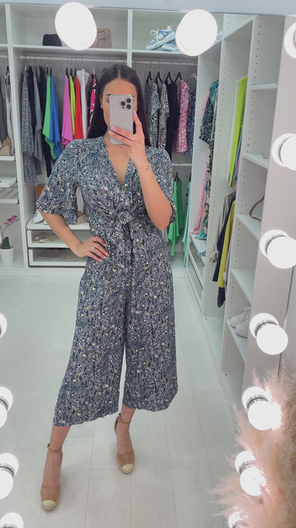 Pandora Wrap Front Floral Jumpsuit