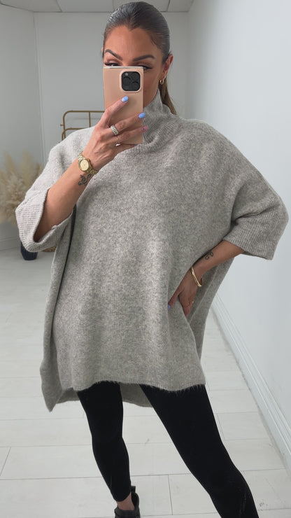 Myla Plain Sequin Bow Back Jumper