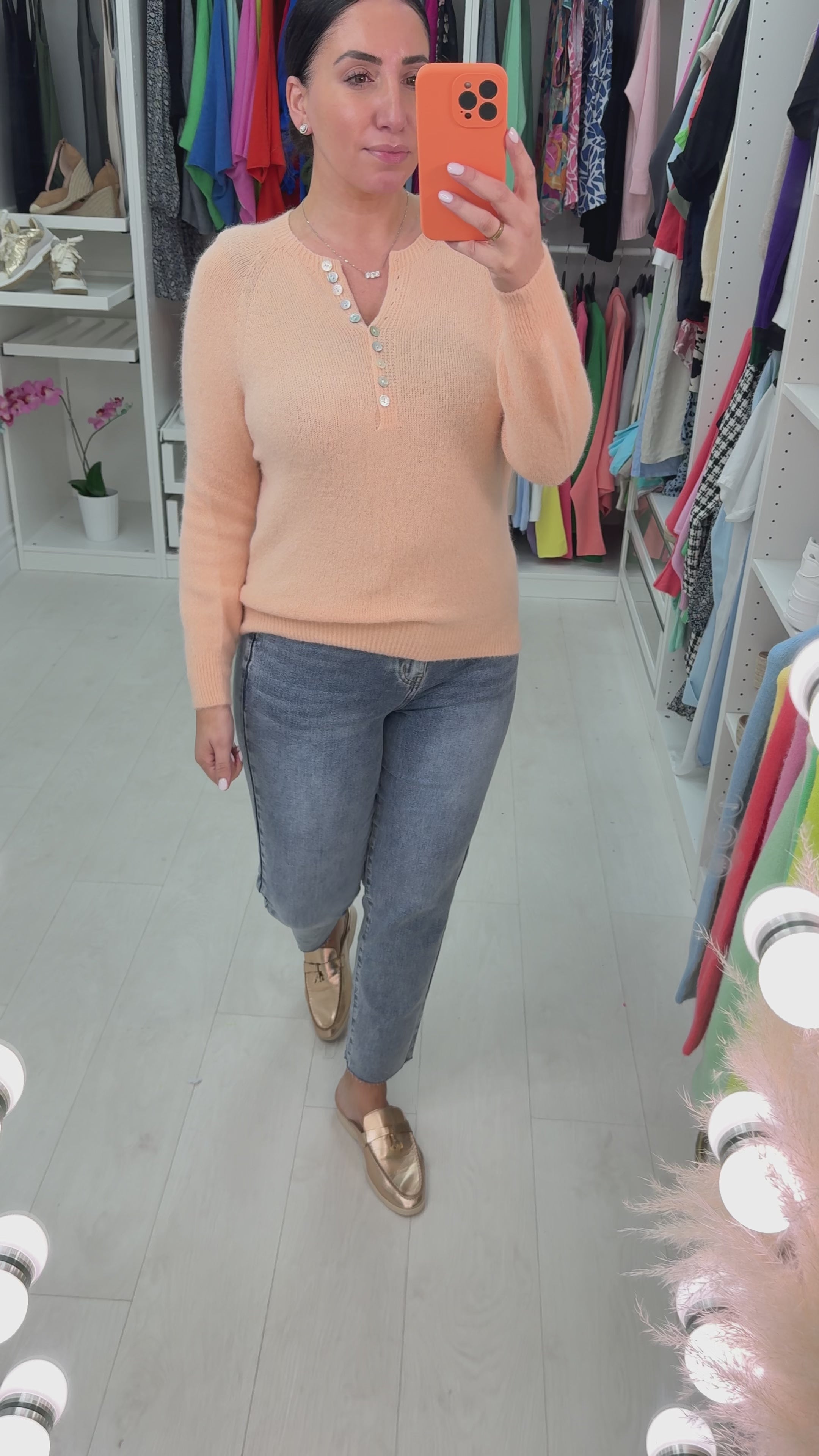 Pamla Button Soft Jumper