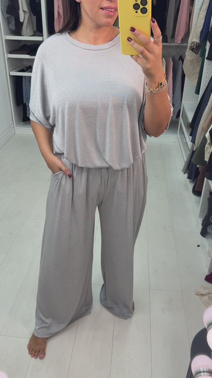 Calliope Diamante Loose Fit Loungewear Set