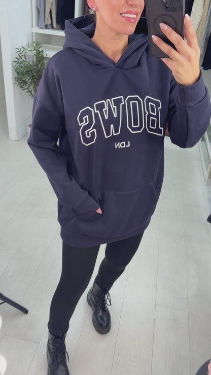 Bows LDN Hoodie Navy