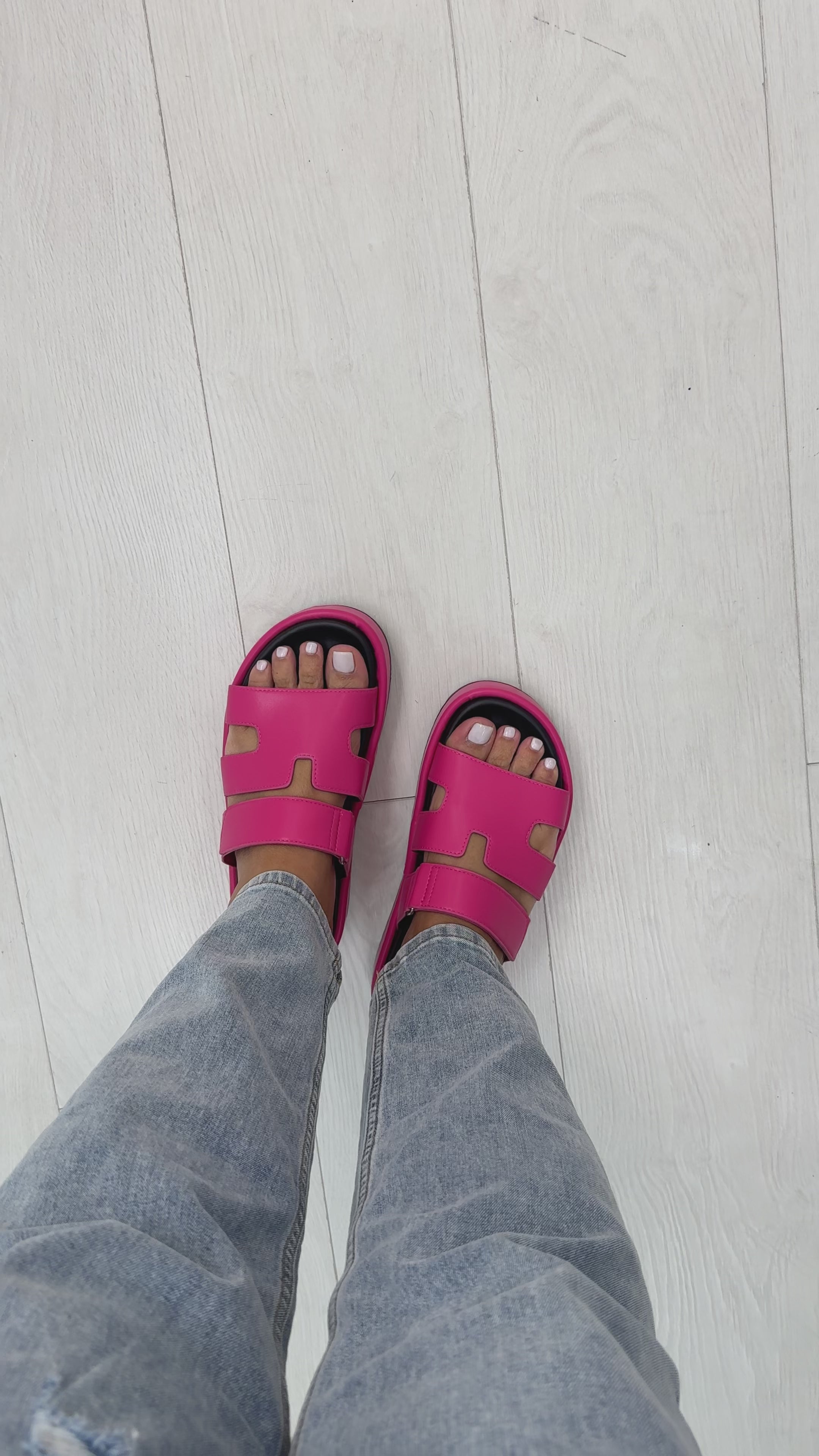 Amel Gladiator Platform Slider Sandal