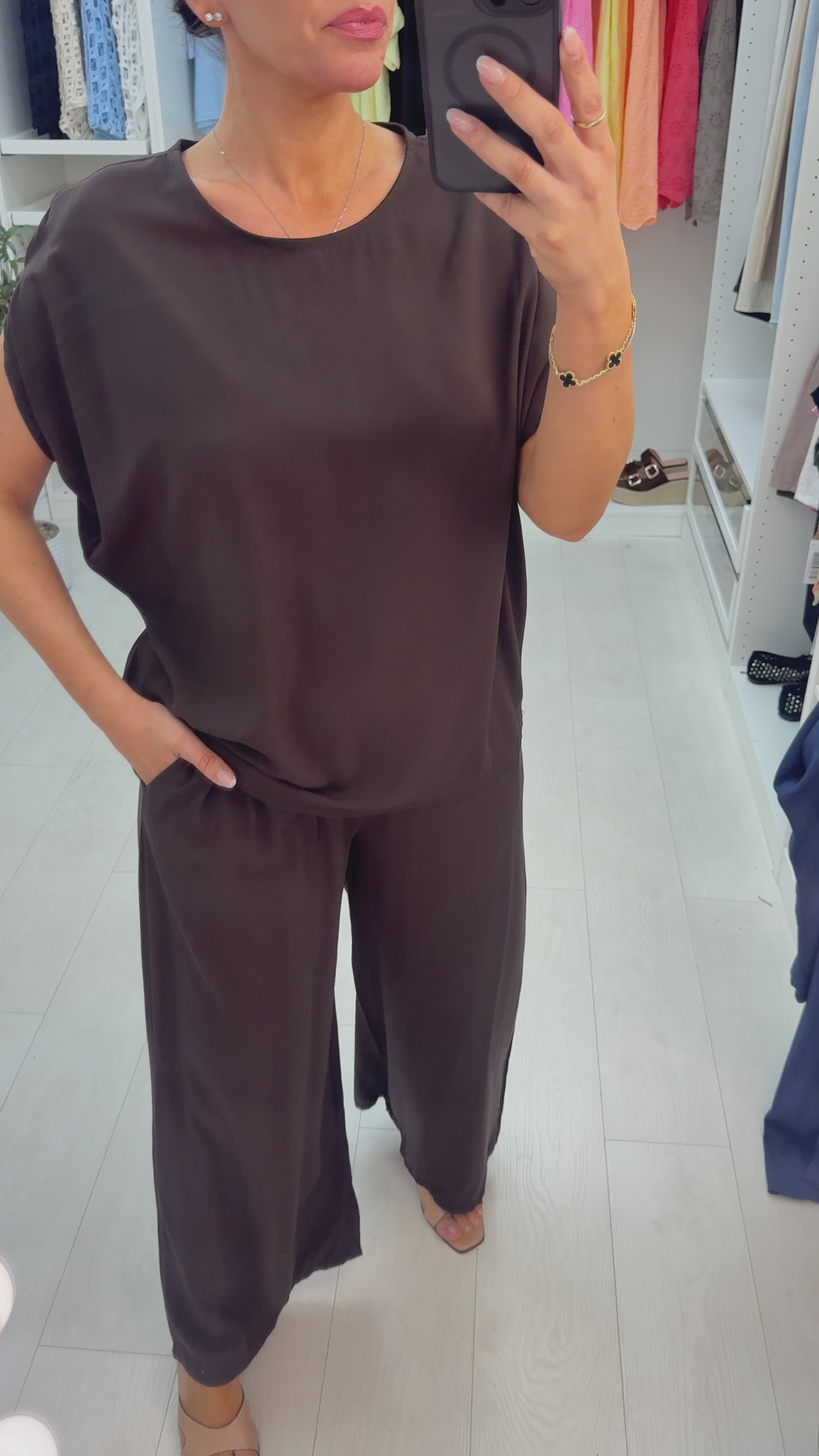 Kandice Plain Loose Fit Co-Ord Set