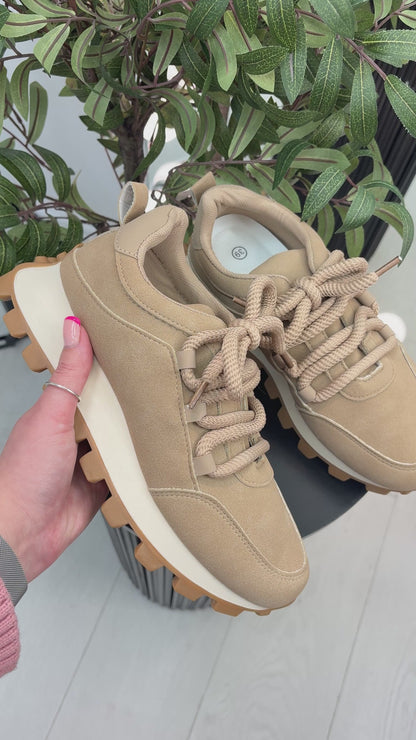 Becca Plain Chunky Sole Trainers