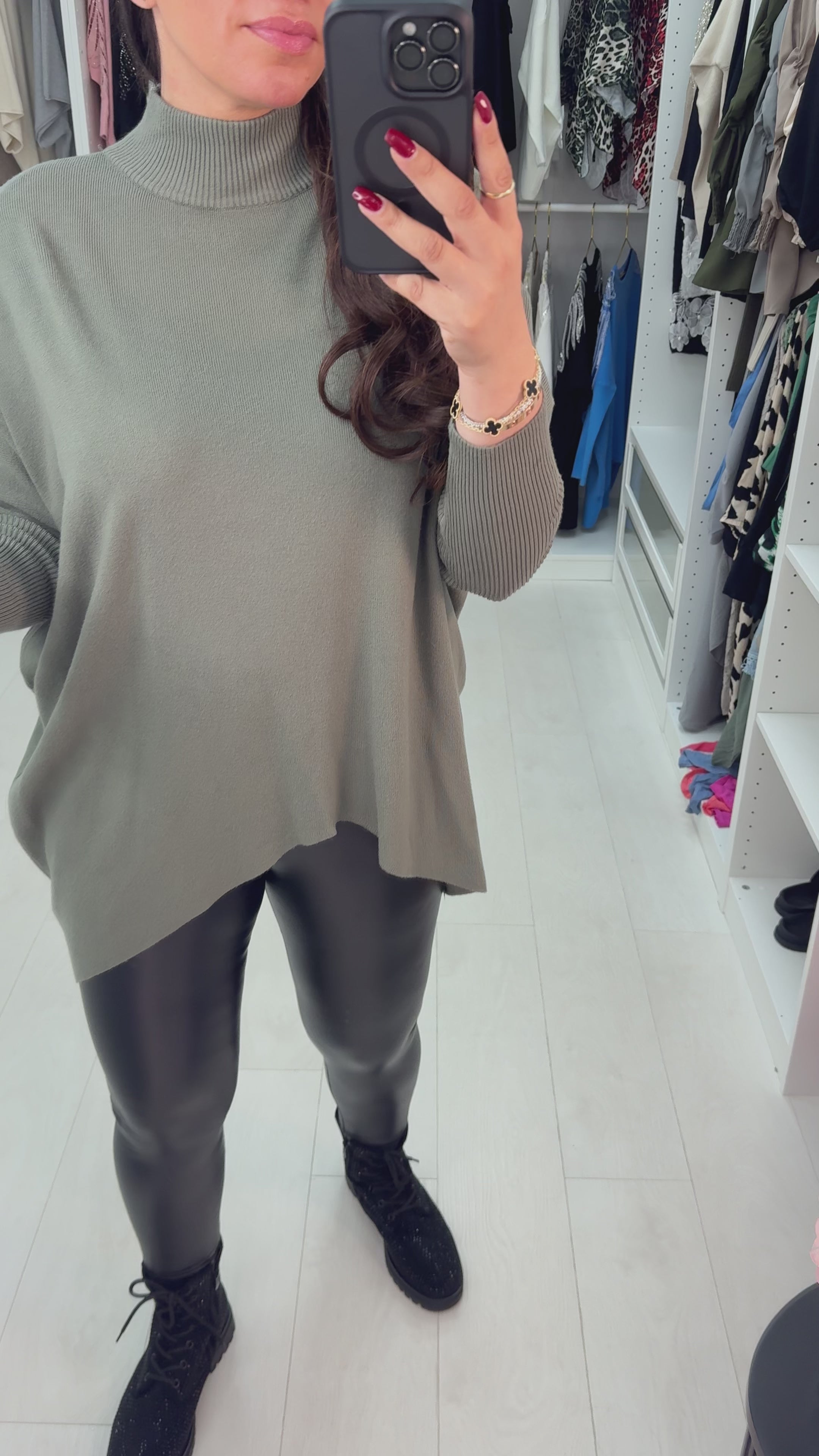 Myla Plain Sequin Bow Back Jumper