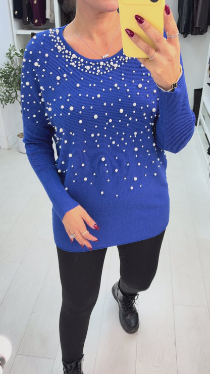 Hannah Pearl Embellished Jumper