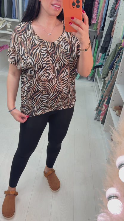 Ronan Tiger Print T-shirt