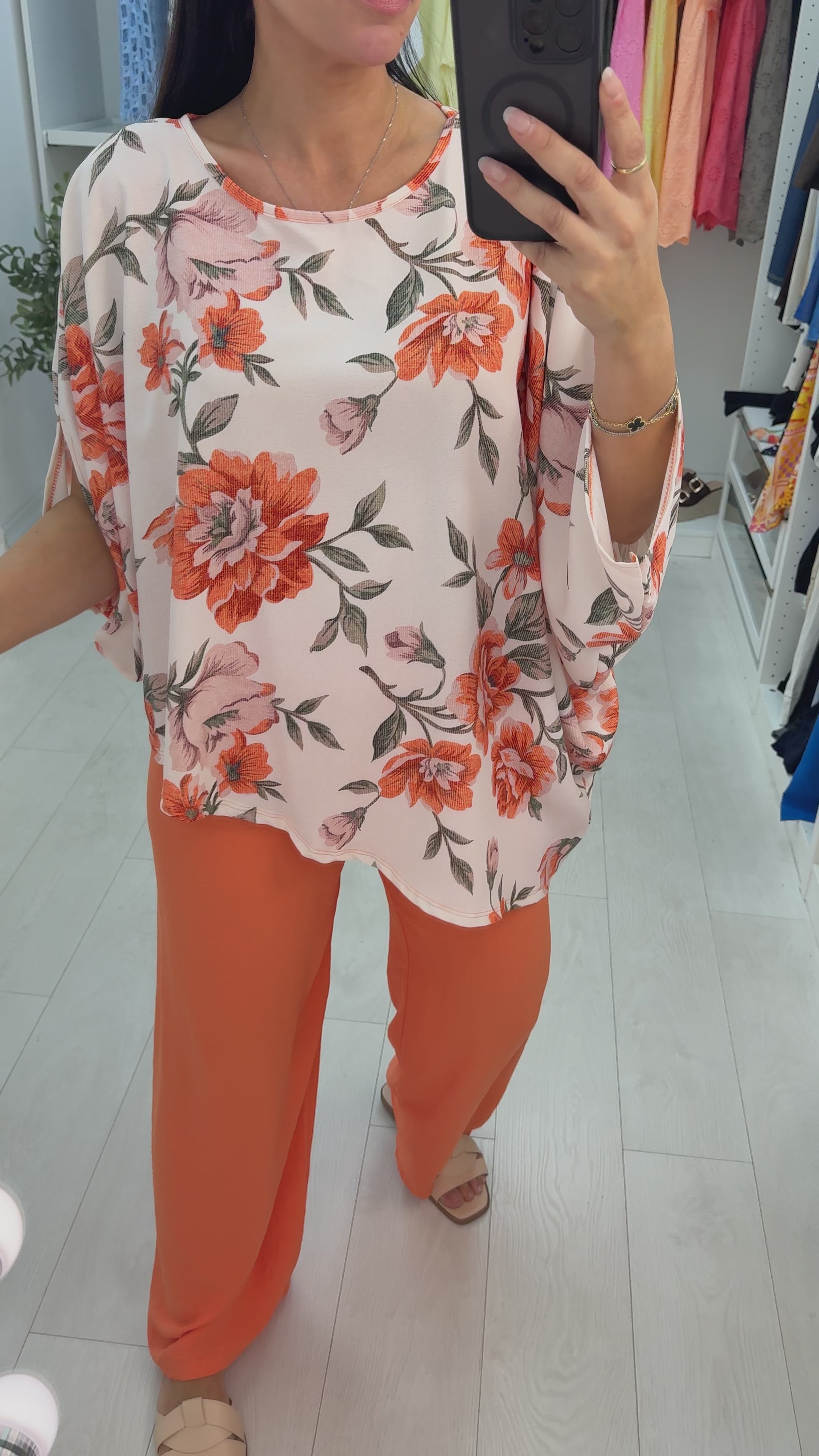 Dolly Floral Print Asymmetric Co-Ord Set