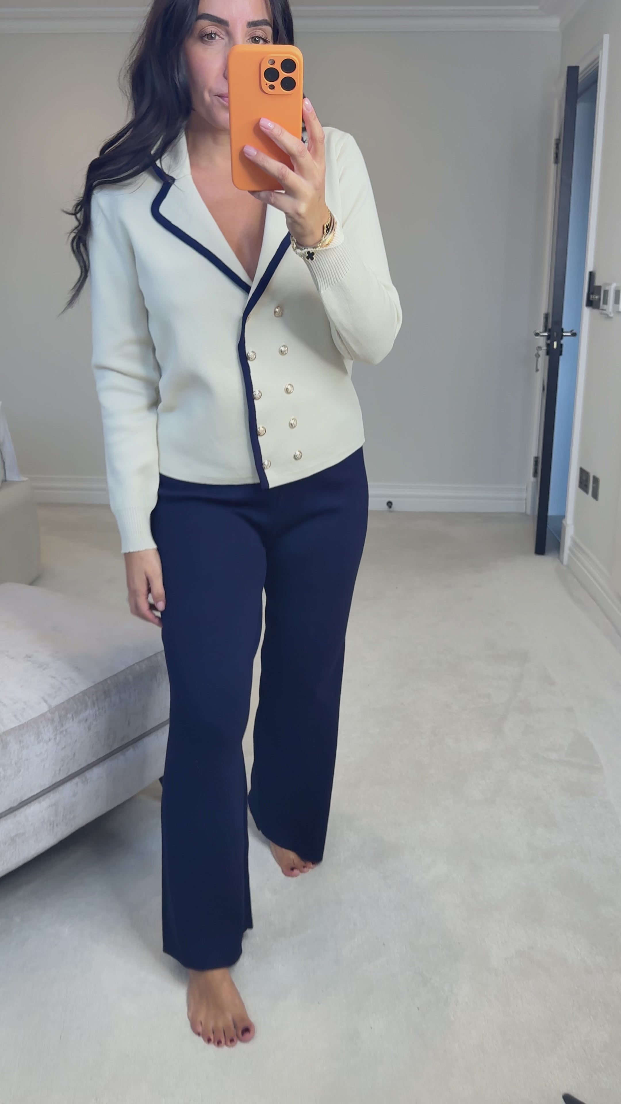 Teagan Button Front Cardigan Loungewear Set