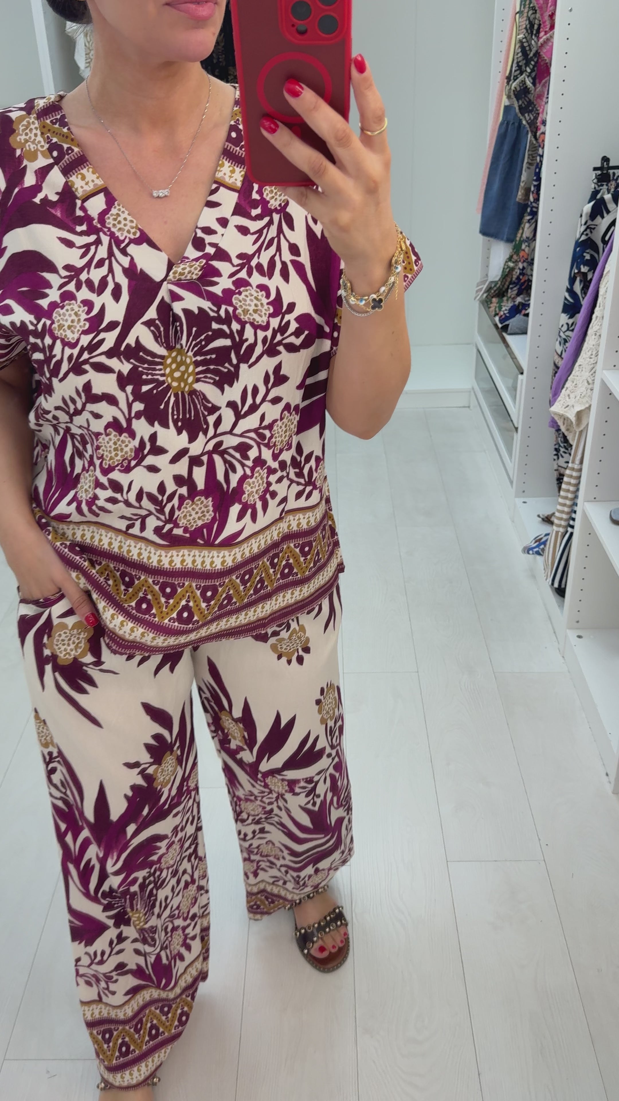 Load video: Ulyssa Floral Co-Ord Set