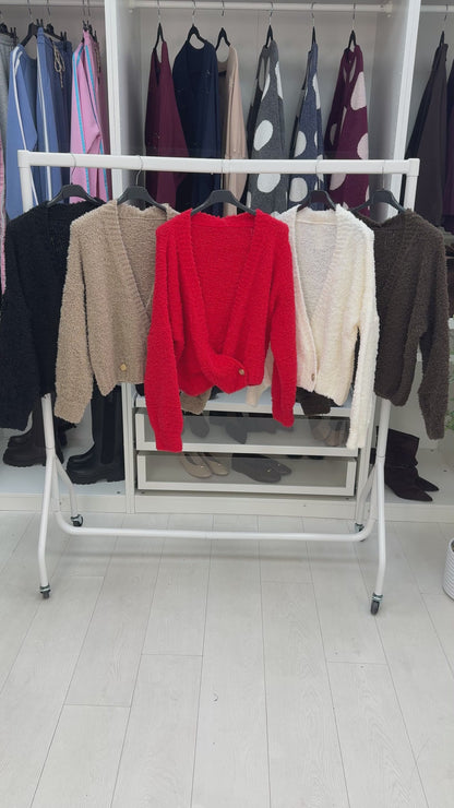 Bettina Super Soft Wrap Front Cardigan