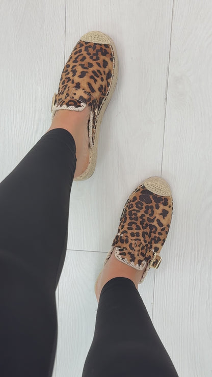 Harper Stitched Hem Detailed Slip-On Espadrilles