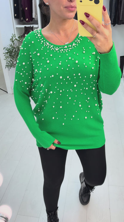Hannah Pearl Embellished Jumper