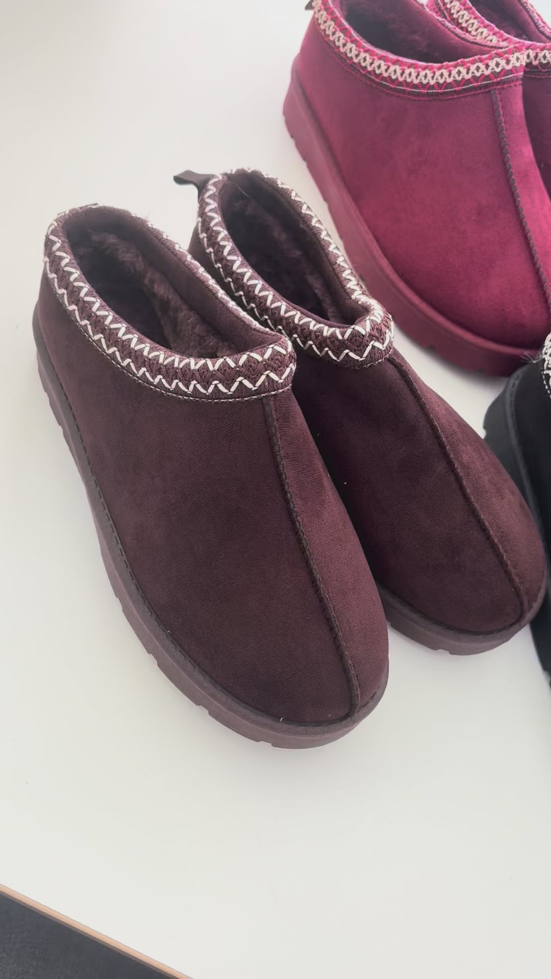 Louisa Faux Suede Mule Clogs