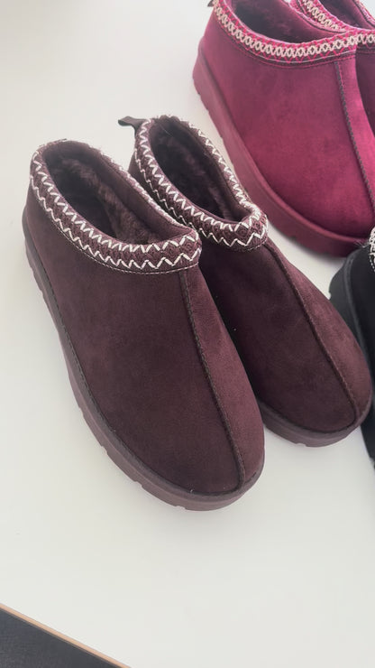 Louisa Faux Suede Mule Clogs