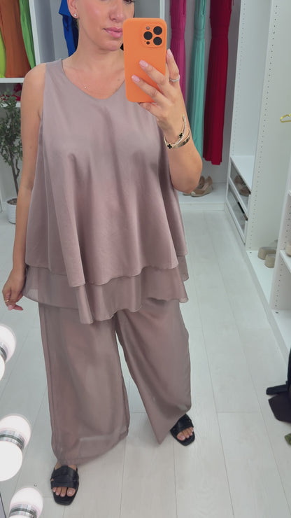 Gloria Plain Loose Fit Lightweight Co-Ord