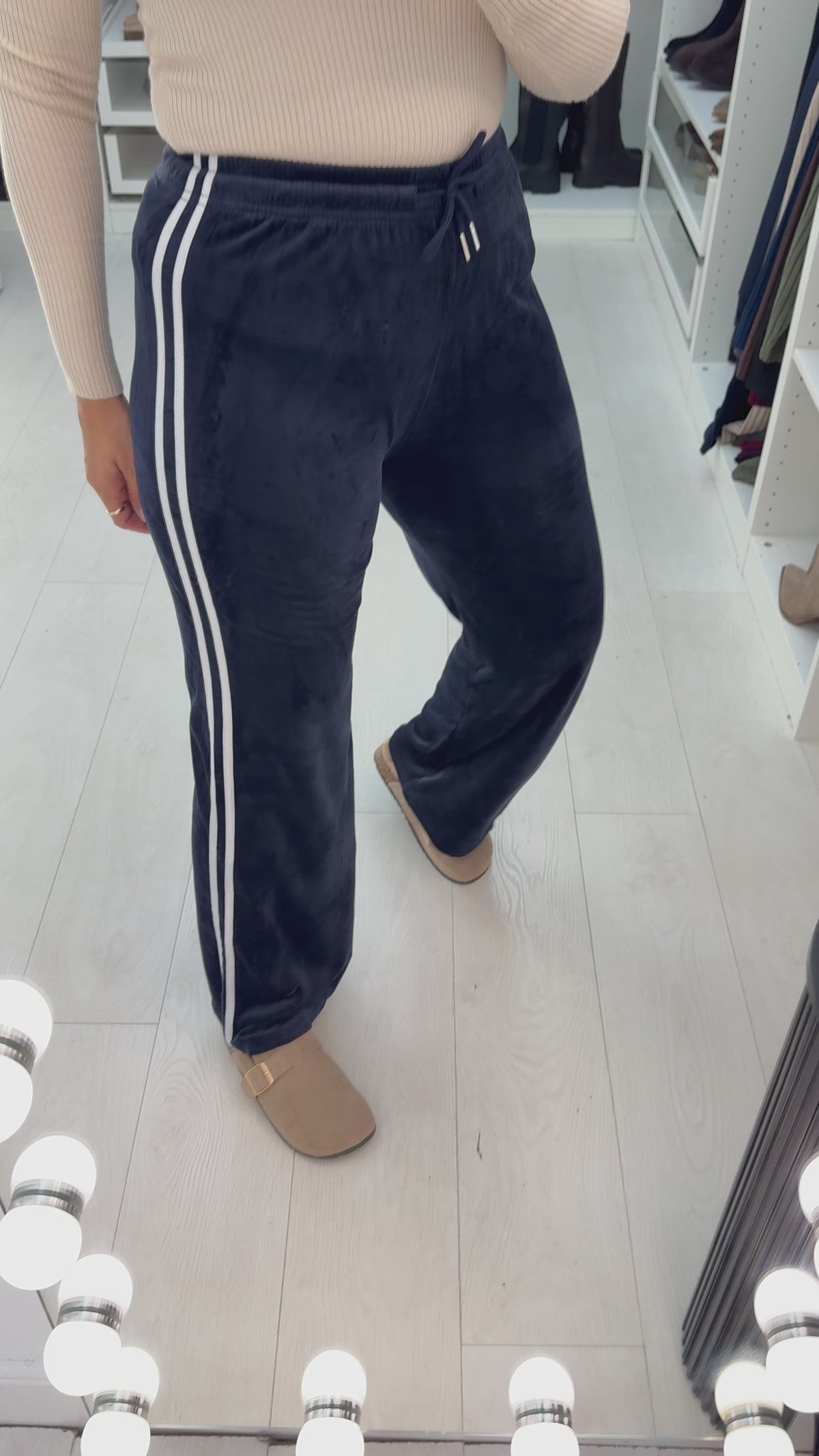 Melly Super Soft Side Stripe Joggers