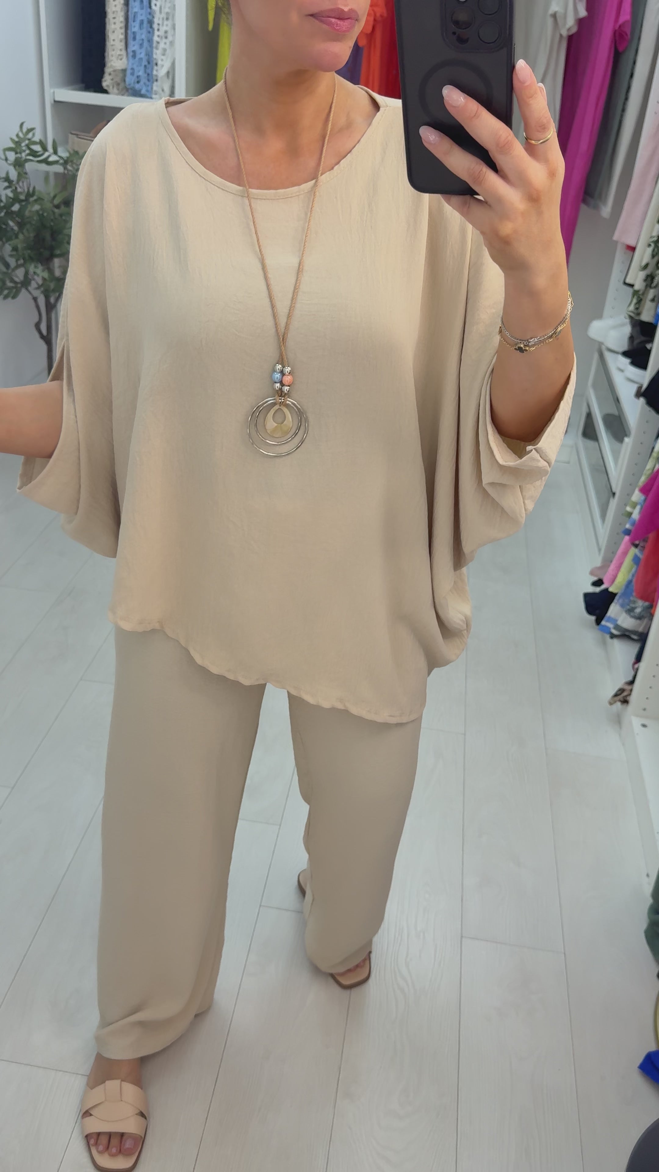 Load video: Lavene Asymmetric Co-ord Set