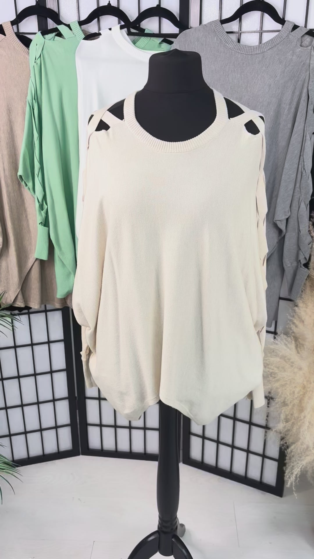 Aaliyah Braided Sleeve Jumper