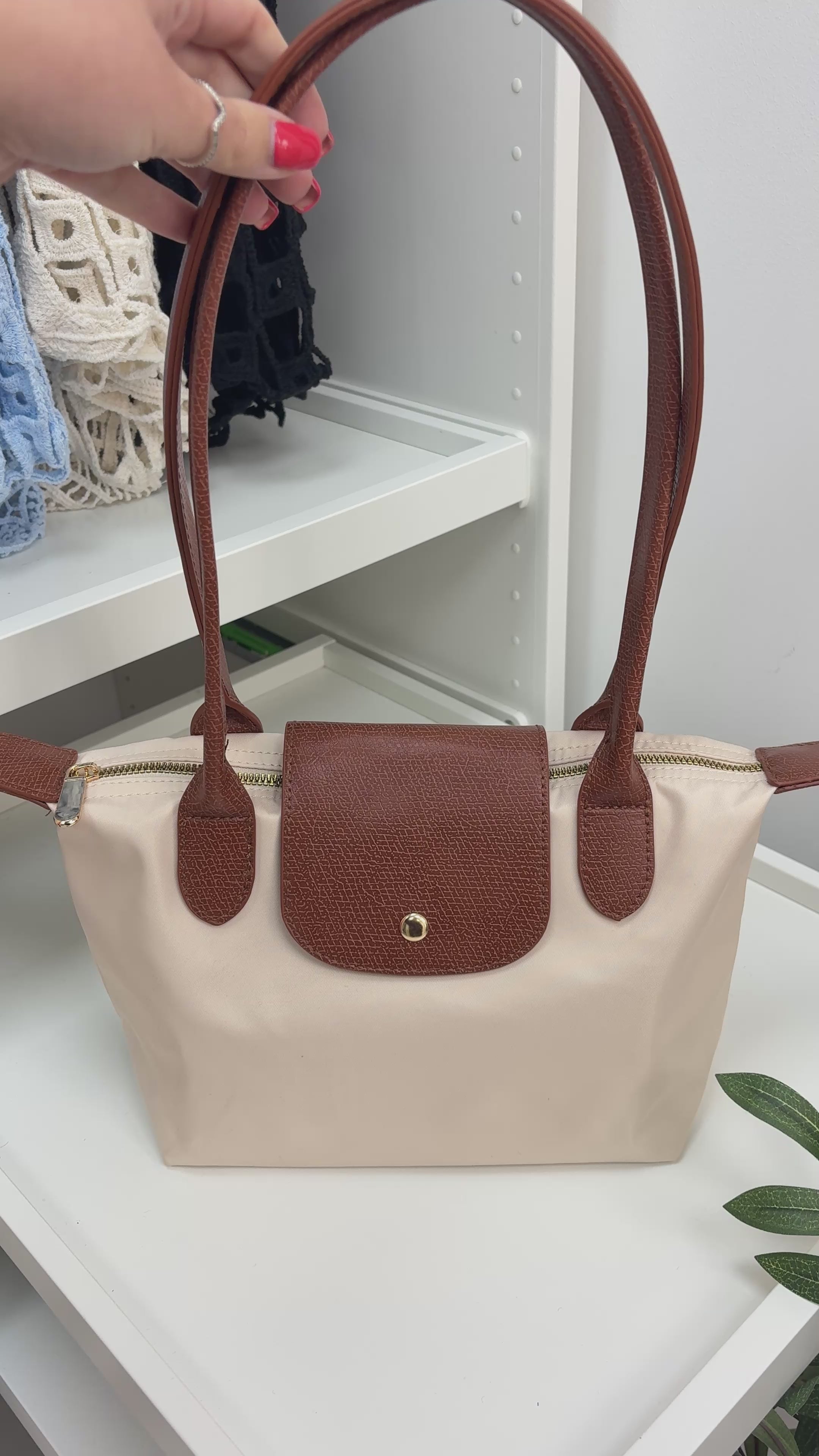 Issy Canvas Small Shoulder Bag